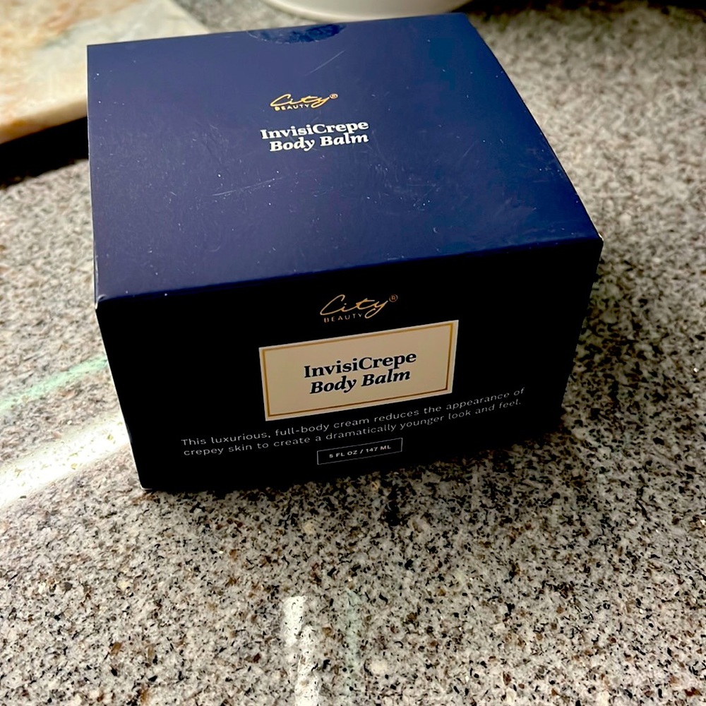 NEW unopened City Beauty InvisiCrepe Body Balm NIB